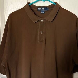 Polo by Ralph Lauren Men's Brown Polo Shirt